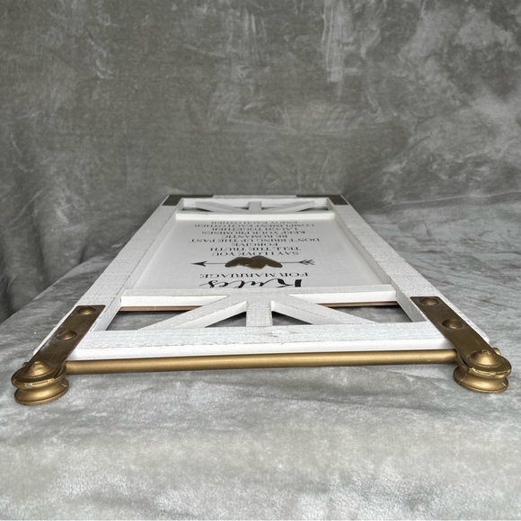 Cracker Barrel Marriage Rules Distressed Barn Door  Wall Decor - Picture 5 of 10